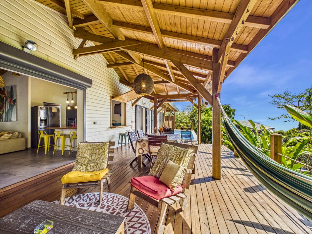 9.Location villa piscine vue mer 3 chambres Deshaies Guadeloupe